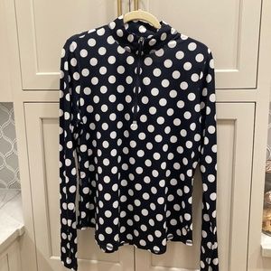 Woman’s Jofit Navy and White Long